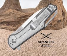 KA-BAR Jarosz Spear Point Flipper, 3.5" Blade, AUS 8A Stainless Steel Knife 7509