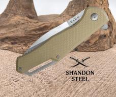 KA-BAR Jarosz Spear Point Flipper, 3.5" Blade, AUS 8A Stainless Steel Knife 7509