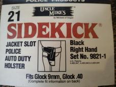 Uncle Mikes 9821-1 RH Duty Pistol Holster Jacket Slot Model for Glock 9mm and 40 S&W