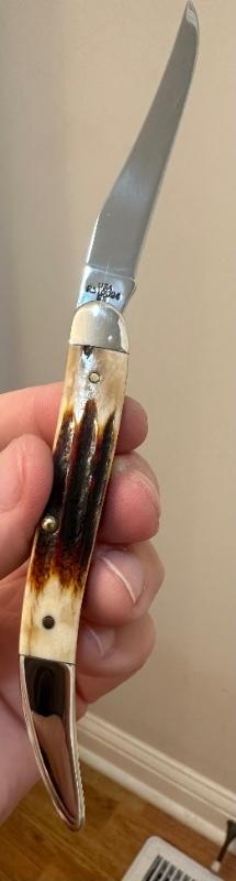 2009 Case XX R510094 Red Stag Medium Toothpick. Beautiful knife in Absolute Mint Condition!