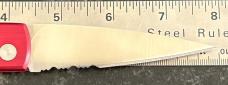 Benchmade Spike Switchblade Knife, Model 1000S, Red Handles, Unused