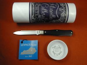 Titusville Cutlery Gaboon Ebony Wood Lexingtonian Coffin Jack Knife Super Rare 1 of 15 COA USA Made