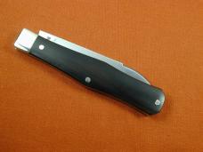 Titusville Cutlery Gaboon Ebony Wood Lexingtonian Coffin Jack Knife Super Rare 1 of 15 COA USA Made