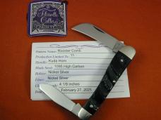 Titusville Cutlery Kuda Horn Rooster Comb Farmer Knife Super Rare 1 of 11 COA USA Made 2025