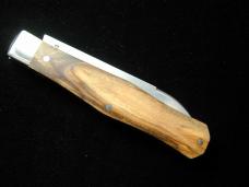 Titusville Cutlery Holy Land Olive Wood Lexingtonian Coffin Jack Knife Rare 1 of 15 COA USA Made
