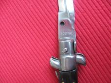 Vintage "ROSTFREI" Italian 11" HORN KRISS Stiletto Switchblade Knife.