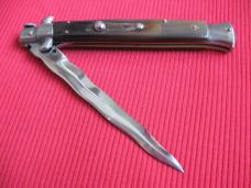 Vintage "ROSTFREI" Italian 11" HORN KRISS Stiletto Switchblade Knife.