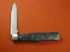 Titusville Cutlery Green Maple Burl Wood Lexingtonian Coffin Jack Knife Rare 1 of 15 COA USA Made