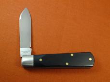 Beaver Falls Cutlery Smooth Ebony Wood Jack Knife from Cooper Cutlery Made in USA EBONY