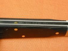Beaver Falls Cutlery Smooth Ebony Wood Jack Knife from Cooper Cutlery Made in USA EBONY
