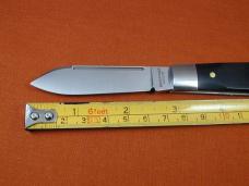 Beaver Falls Cutlery Smooth Ebony Wood Jack Knife from Cooper Cutlery Made in USA EBONY