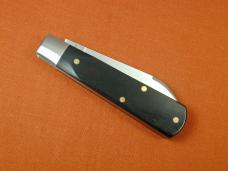 Beaver Falls Cutlery Smooth Ebony Wood Jack Knife from Cooper Cutlery Made in USA EBONY
