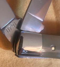 Ka-bar Vintage Fat Stag 2 Blade Trapper.  Gnarly & Beautiful Stag in Mint Condition!