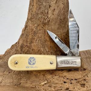 Barlow Schrade Ireland Vintage Pocket Knife New Holland Tractors 2 Blade 41
