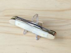 Case Cutlery Medium Texas Jack Smooth White Natural Bone Folding Knife - New