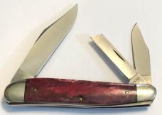 New in Display 1981 Case Smooth Rose Congress and Stockman
