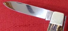FREE SHIPPING VINTAGE JA HENCKELS OLD STYLE LOCKBACK  GENUINE STAG CHECK OR MONEY ORDER