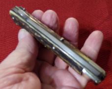 FREE SHIPPING VINTAGE JA HENCKELS OLD STYLE LOCKBACK  GENUINE STAG CHECK OR MONEY ORDER