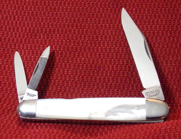 E Bruckmann Solingen Germany GENUINE PEARL WHITTLER  C. 1891-1956 CHECK OR MONEY ORDER