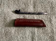 Matthew Lesniewski ML Knives Custom Forged Carry Spike And Pocket Sheath Mint