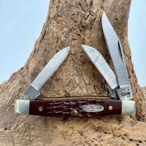 Case XX USA 6333 SS 3 Blade Small Stockman 2014 Folding Pocket Knife (95)