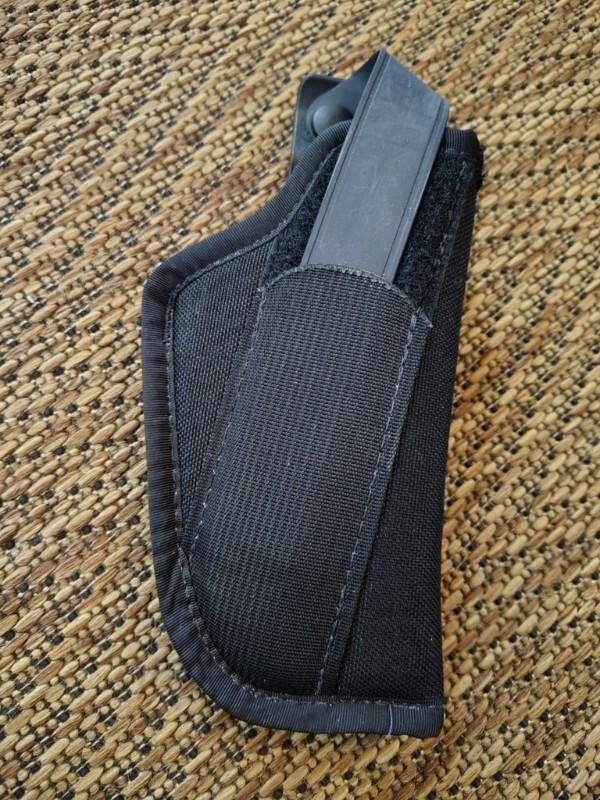 Uncle Mikes 7115-1 RH High Ride Thumb Break Holster for 3 3/4-4 1/2 Barrel Large Autos Uncle Mikes 7115-1 RH High Ride Thumb Break Holster for 3 3/4-4 1/2 Barrel Large Autos