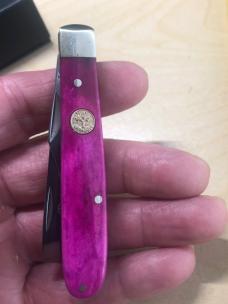 German Boker Purple Smooth Bone Razor Jack 