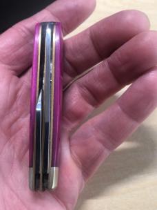 German Boker Purple Smooth Bone Razor Jack 