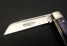 1/83 Great Eastern Cutlery Northfield #14 Purple Phlox Smooth Bone Gentlemen's Jack GEC 143223