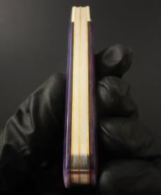 1/83 Great Eastern Cutlery Northfield #14 Purple Phlox Smooth Bone Gentlemen's Jack GEC 143223