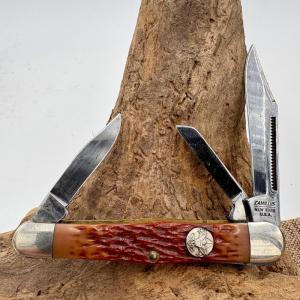 CAMILLUS USA 72 VINTAGE BSA BOY SCOUTS CARPENTERS WHITTLER POCKET KNIFE (131)