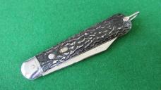 VERY RARE Large 5" PRESTO Geo. Schrade Paratrooper COMMANDO ETCHED w/Bail !