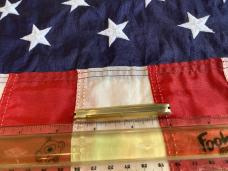 Bulldog Brand HAND MADE 2 Blade Pen Knife w/ Fiery Gold Lip Pearl Handles -NOS & Mint