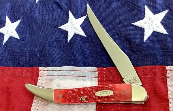 Case xx 1989 Centennial 4 & 1/4” Toothpick Sweet Red Bone Handles -NOS