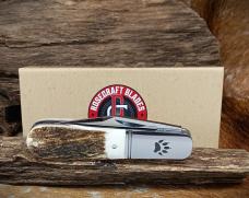 RoseCraft Blades Stag Otter Creek Barlow RCT020-STG D2 Clip Point Blade