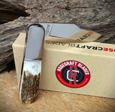 RoseCraft Blades Stag Otter Creek Barlow RCT020-STG D2 Clip Point Blade