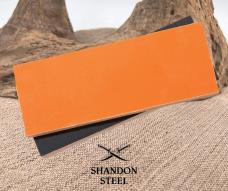 Rough Rider Custom Shop Scales Orange/Bk RR1879 Custom Knife Making Handle Set 