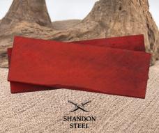 Knife Handle Scales 2pc Custom Knifemaking Set Rough Rider Red Smooth Bone 1930