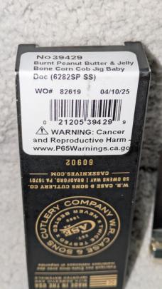 Case XX 2025 Peanut Butter Jelly Baby Doc SMKW SFO