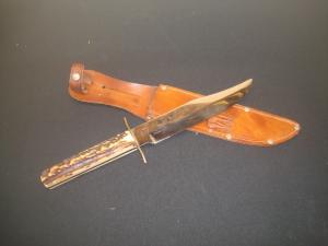 Original Bowie Knife 706 York Cutlery Co. Solingen Germany with Sheath