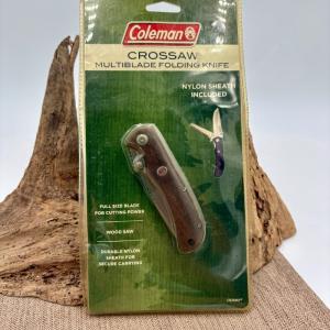Coleman Crossaw Multi Blade Folding Knife Wood Saw Sheath Model WD010 NIB