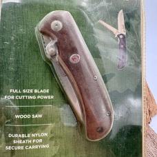 Coleman Crossaw Multi Blade Folding Knife Wood Saw Sheath Model WD010 NIB