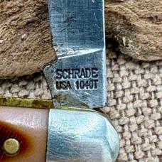 Schrade USA 104OT Vintage Old Timer 2 Blade Minuteman Folding Pocket Knife (130)
