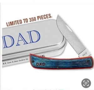 Case XX Fathers Day Crossroads knife New in original tin Never opened 1350