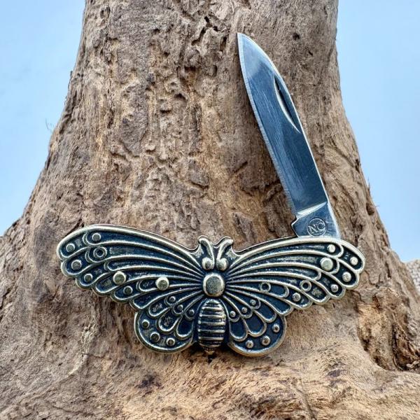 Butterfly Novelty Knife Co Folder Single Blade Folding Pocket Knife NV318