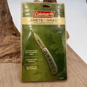 COLEMAN ARETE GRAY FOLDING POCKET KNIFE 3 14quot CLOSED CAMPING FISHING NIB SC011