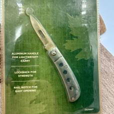 COLEMAN ARETE GRAY FOLDING POCKET KNIFE 3 1/4" CLOSED CAMPING FISHING NIB SC011