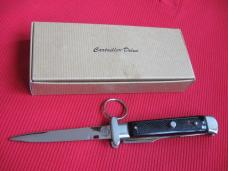 Vintage French Cartailler-Deluc 4 Blade Ring Pull Stiletto Switchblade Knife - New in Box.