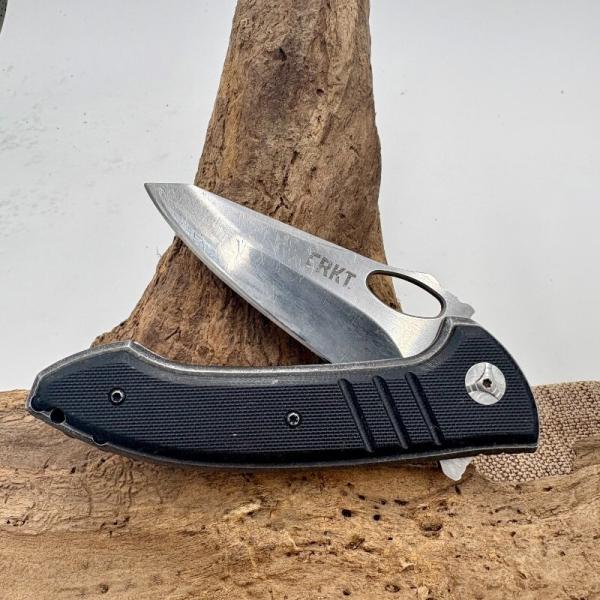 CRKT 5820 Avant Tac Knife G10 Plain Edge Folding LinerLock 8Cr14MoV Blade (7)