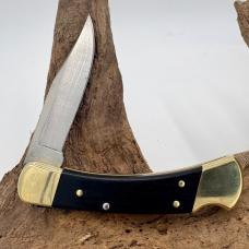 Buck 110 USA 2023 Clip Point Lock Back Hunting Wood Handle Folding Knife (177)
